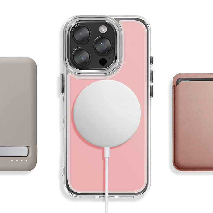 Avizar Coque MagSafe pour iPhone 16 Pro Protection Bi-matière Ultra Renforcé pas cher