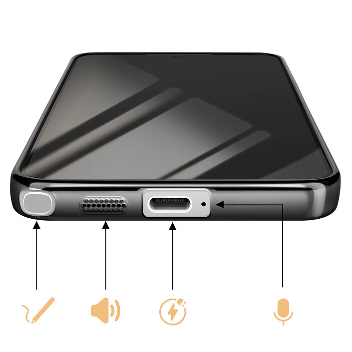 Avizar Coque pour Galaxy S26 Ultra Compatible MagSafe avec Contour Chromé pas cher