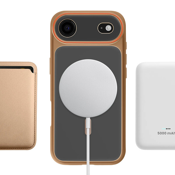 Avizar Coque MagSafe pour iPhone iPhone Air Protection Bi-matière Dos Rigide pas cher