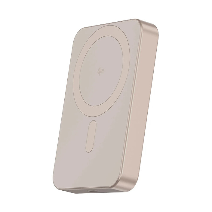 Decoded Powerbank Magnétique Ultra Slim 10000mAh Compatible MagSafe et Qi2 15W Aluminium Rose