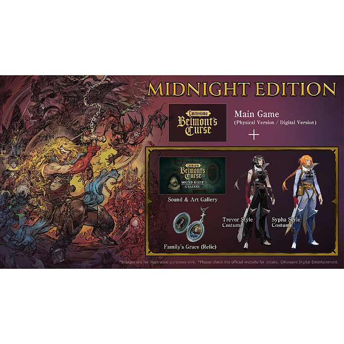 Avis Castlevania Belmont’s Curse Midnight Edition SWITCH