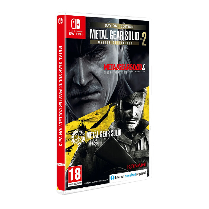 Metal Gear Solid: Master Collection Volume 2 Day One Edition Nintendo Switch