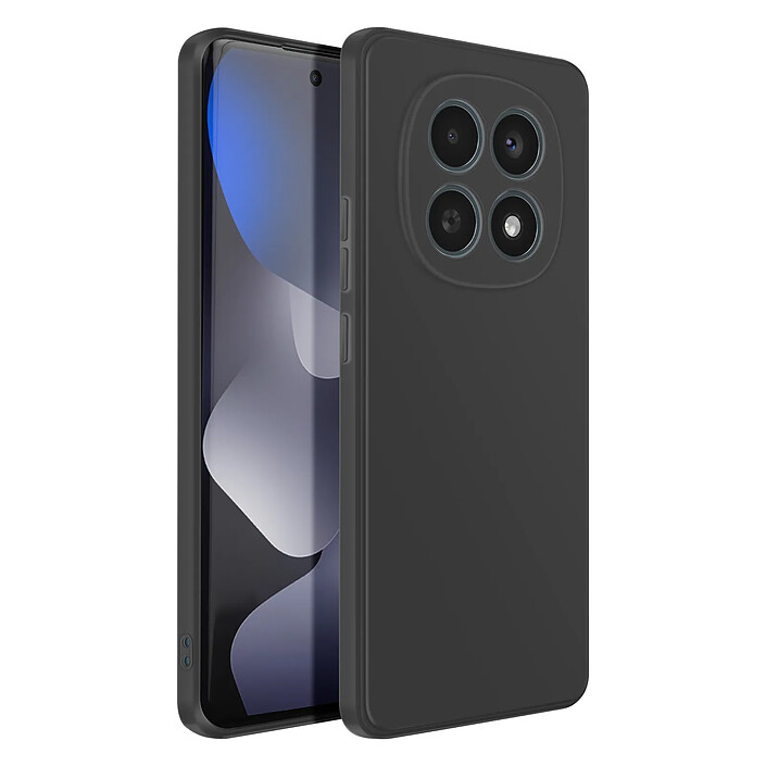Avizar Coque pour Redmi Note 15 5G / 4G en Silicone Souple Antichocs Oléophobe Noir