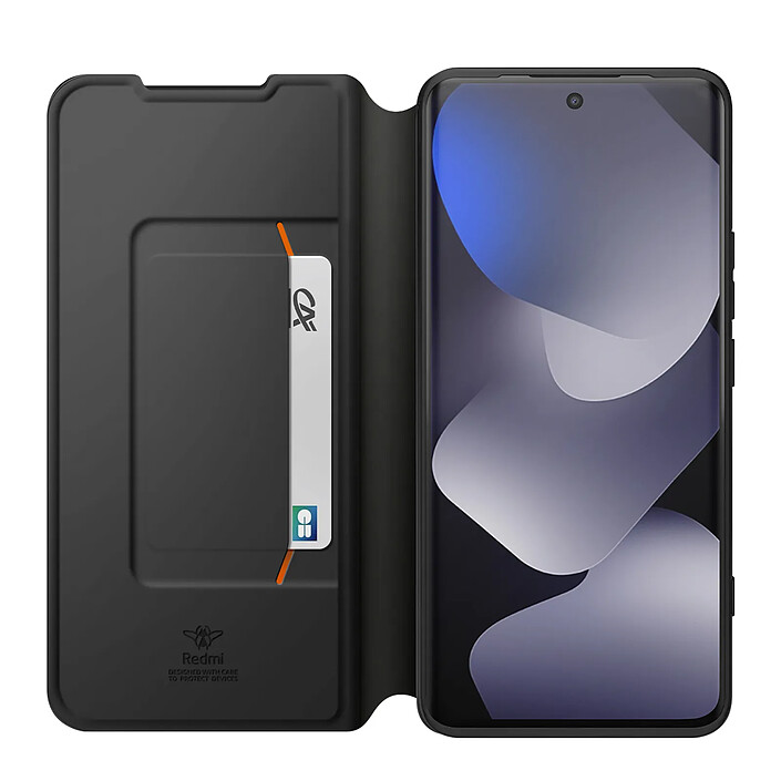Xfm Étui pour Redmi Note 15 5G / 4G avec Porte-carte et Dragonne Amovible Noir pas cher