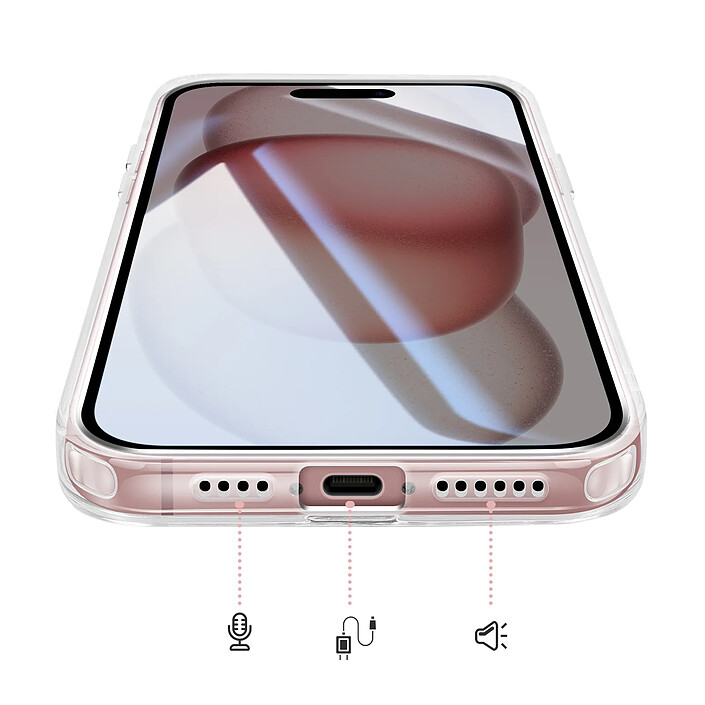 Acheter Avizar Coque MagSafe pour iPhone 15 Plus / 14 Plus Protection Bi-matière Renforcé Rose
