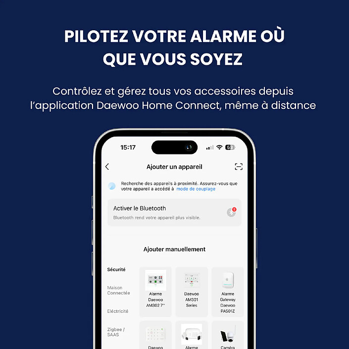 Avis Daewoo - Alarme Maison Wifi & GSM Sans Fil Vigilia VIG505+ - Kit Complet avec 3 Caméras Full HD intérieur/ 2x extérieures solaires et 13 Accessoires