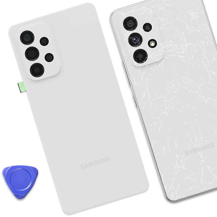 Acheter Clappio Cache Batterie de Remplacement pour Galaxy A53 avec Adhésif Intégré