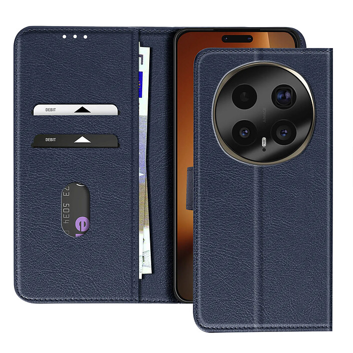 Avizar Étui Folio pour Honor Magic 8 Pro Série Chesterfield avec Fonction Support