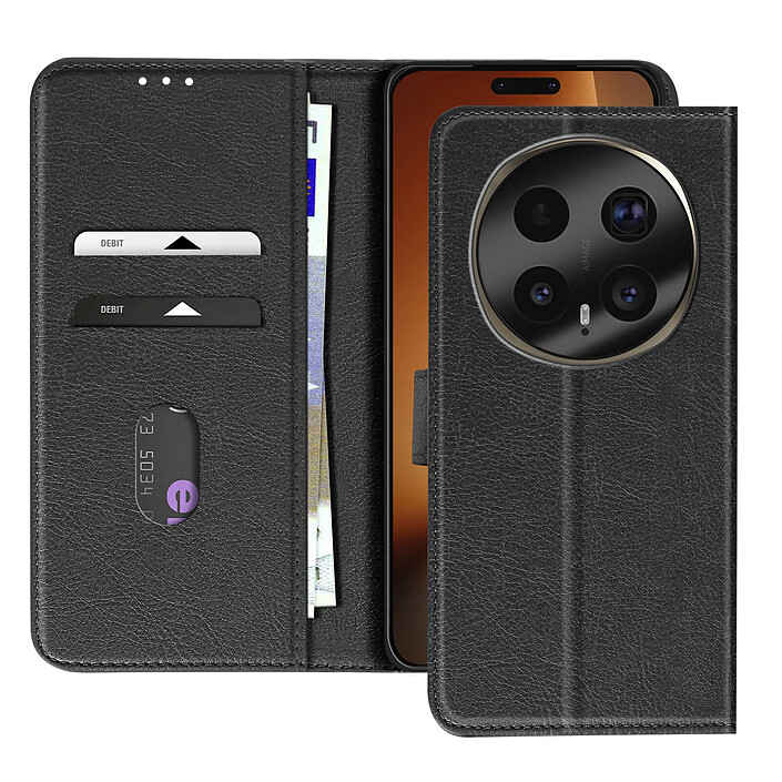 Avizar Étui Folio pour Honor Magic 8 Pro Série Chesterfield avec Fonction Support