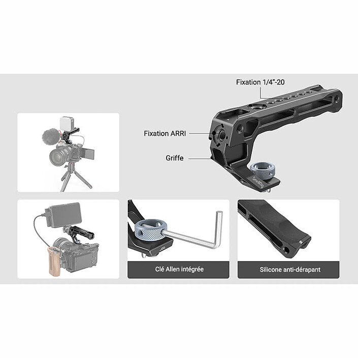 Avis SMALLRIG Poignée supérieure ARRI Locating (Lite) 3765