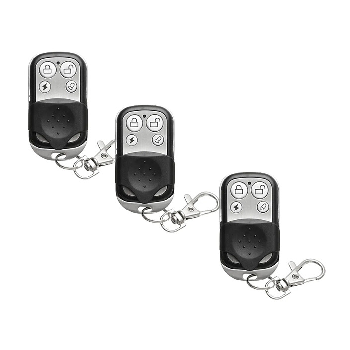 Daewoo - Pack de 3 Télécommandes WRC305 avec clapet de protection - Compatibles avec les centrales AM301 Touch / AM302 Touch XL et Vigilia/Vigilia+