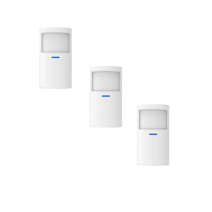 Daewoo - Pack de 3 Détecteurs de mouvement WPS305 compatibles animaux - Compatibles avec les centrales AM301 Touch / AM302 Touch XL et Vigilia
