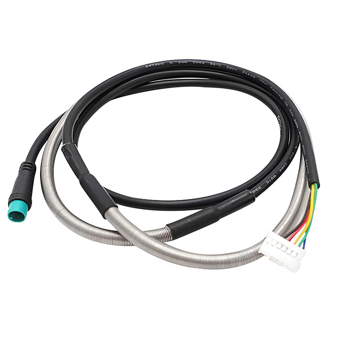 Xiaomi Câble Afficheur Tableau de Bords 1.35m pour Xiaomi Scooter 4 Pro Max Noir / Argent