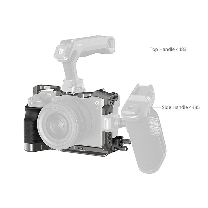 Avis SMALLRIG HawkLock Kit cage à dégagement rapide avec poignée en silicone pour Sony Alpha 7C II / 7CR 5198