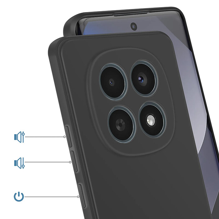 Avis Avizar Coque pour Redmi Note 15 5G / 4G en Silicone Souple Antichocs Oléophobe Noir