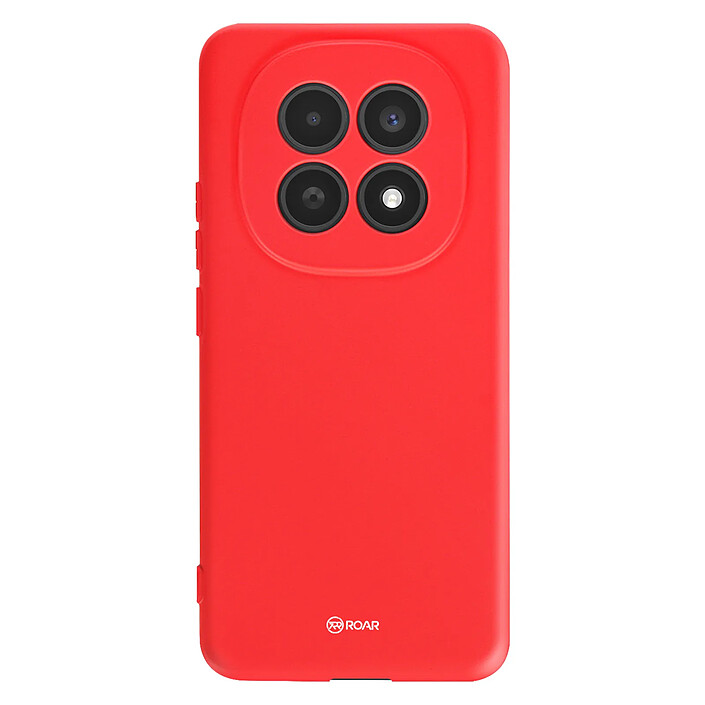 Roar Coque pour Redmi Note 15 Série Colorful Jelly en Silicone Finition Mate Rouge