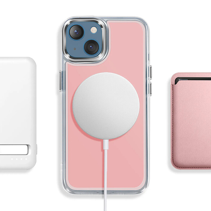 Avizar Coque MagSafe pour iPhone 13 / 14 Conception Hybride Renforcé pas cher