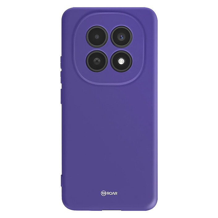 Roar Coque pour Redmi Note 15 Série Colorful Jelly en Silicone Finition Mate Violet