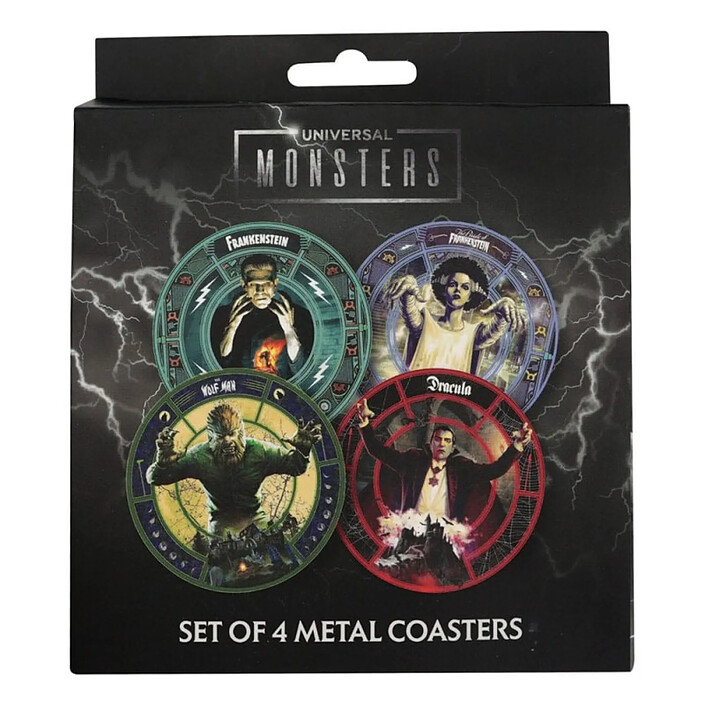 Acheter Universal Monsters - Pack 4 sous-verres Universal Monsters
