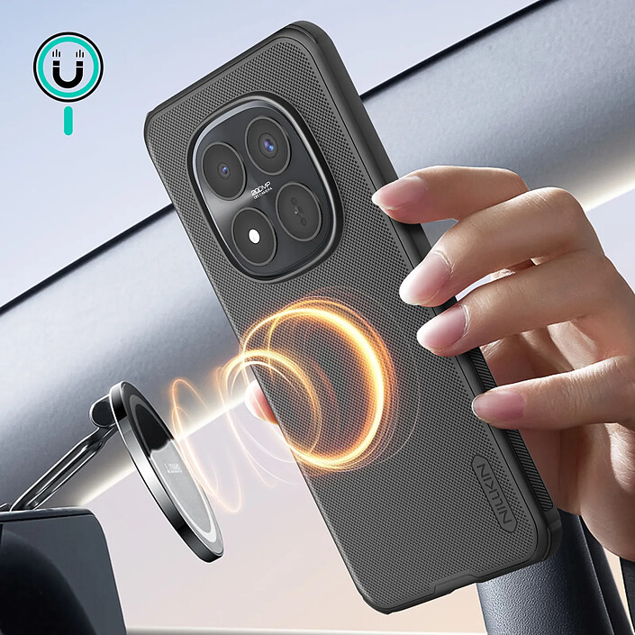 Nillkin Coque pour Redmi Note 15 Pro Plus 5G Magnétique Modèle Super Frosted Pro Noir pas cher