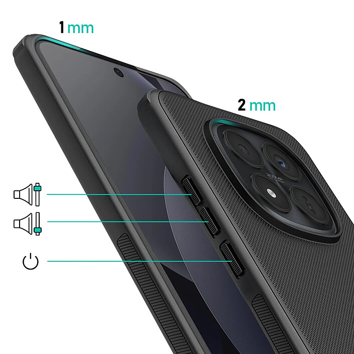 Avis Nillkin Coque pour Redmi Note 15 Pro Plus 5G Magnétique Modèle Super Frosted Pro Noir