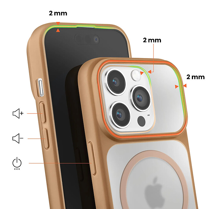 Avis Avizar Coque pour iPhone 14 Pro Conception Bi-Matière Compatible MagSafe
