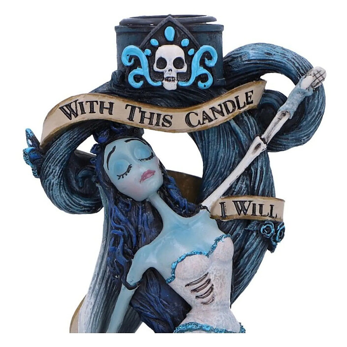 Les Noces Funèbres - Bougeoir With This Candle Vow 19 cm pas cher