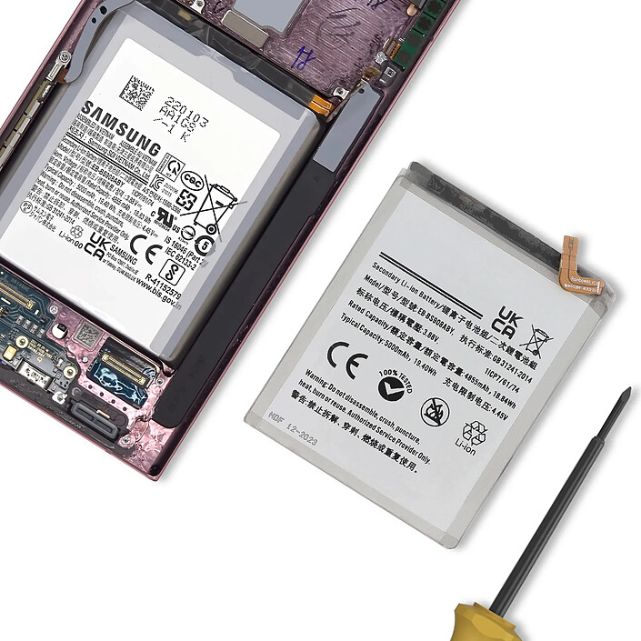 Avis Clappio Batterie de Remplacement pour Galaxy S22 Ultra Li-ion 3.88V 5000mAh 19.4Wh