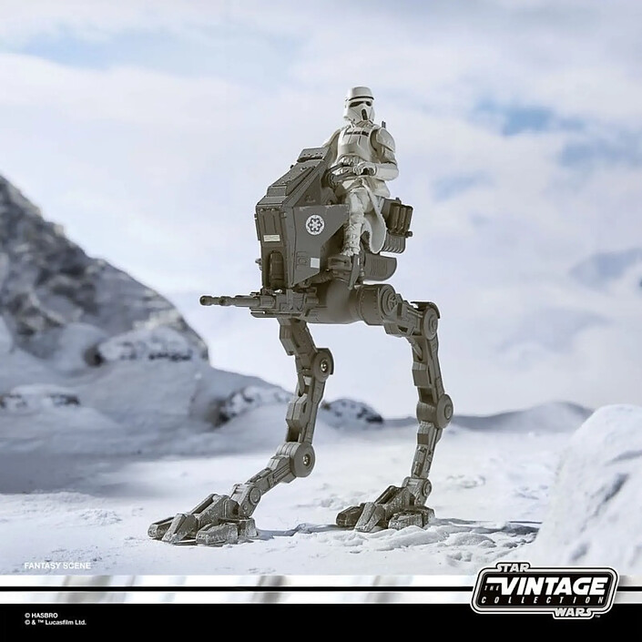 Star Wars: The Mandalorian & Grogu Vintage Collection - Véhicule Imperial Remnant AT-RT 10 cm pas cher