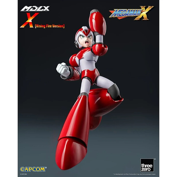 Mega Man - Figurine MDLX Rockman X / Mega Man X (Rising Fire Version) 12 cm pas cher