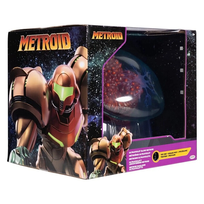 Avis World of Nintendo - Figurine Metroid Prime Ultraviolet Glow 15 cm