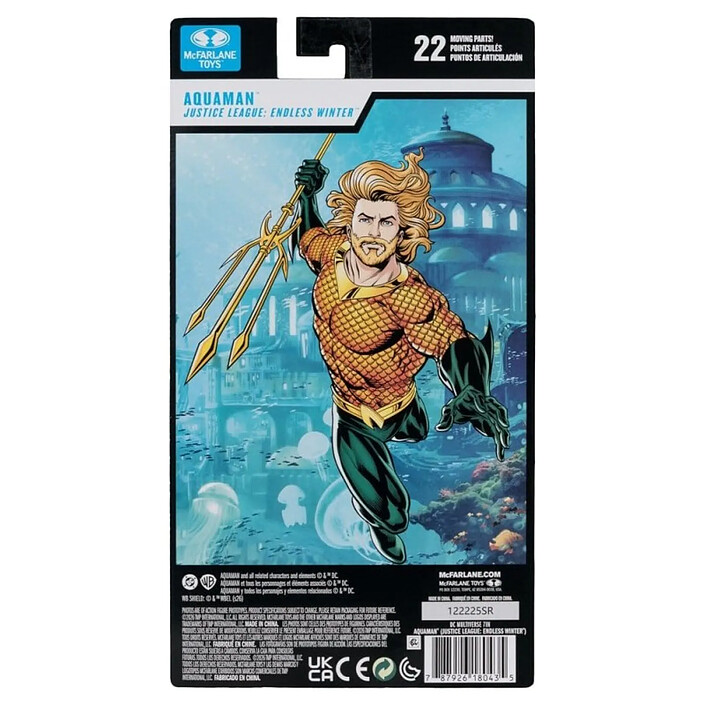 DC Multiverse - Figurine Aquaman (Endless Winter) (Blister Card) 18 cm pas cher