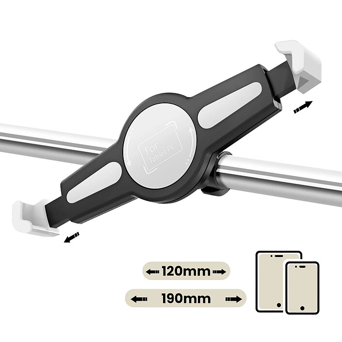 Acheter Avizar Support Voiture Appui-tête pour Tab et Smartphones 7" à 11" Rotation 360°