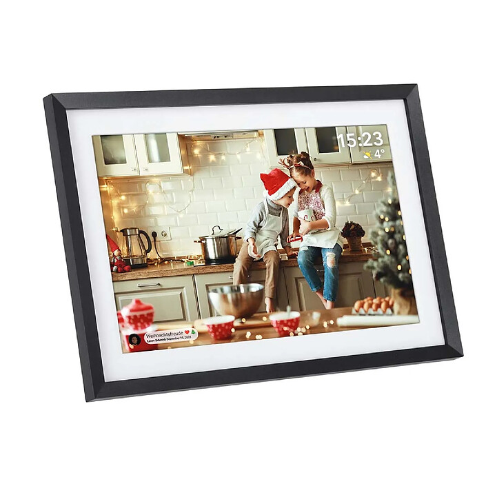 CYGNETT Cadre Photo Numérique Wi-Fi 10.1 pouces 16Go IPS Noir pas cher