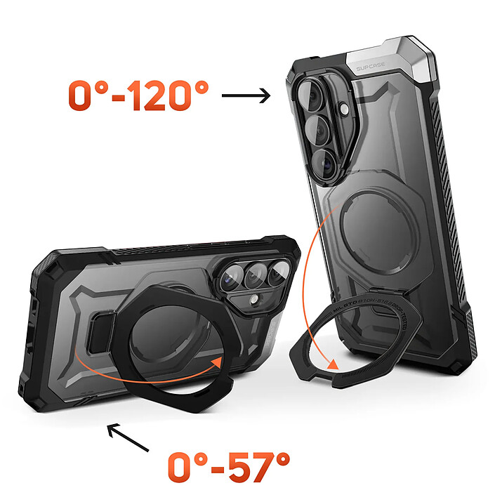 Acheter Supcase Coque MagSafe pour Galaxy S26 Unicorn Beetle Grip Antichoc Militaire 4.5m Noir