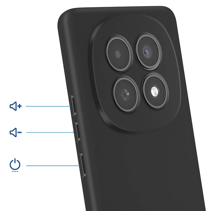 Avis Avizar Coque Soft-Touch pour Redmi Note 15 4G en Silicone Anti-dérapant Noir