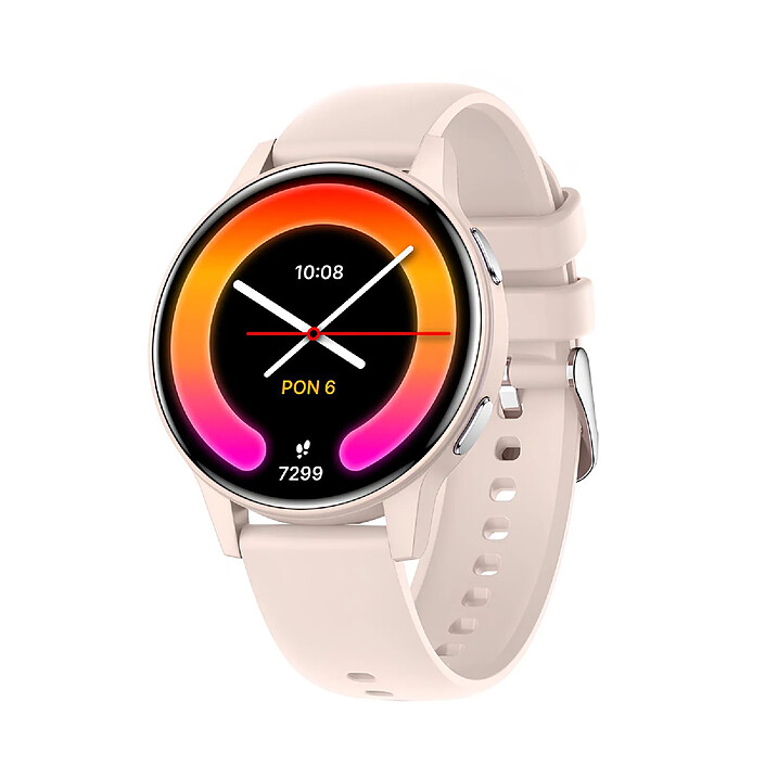 Forever Montre Connectée Bluetooth Igo Watch 4 Écran Amoled IP67 avec Assistant Vocal Rose