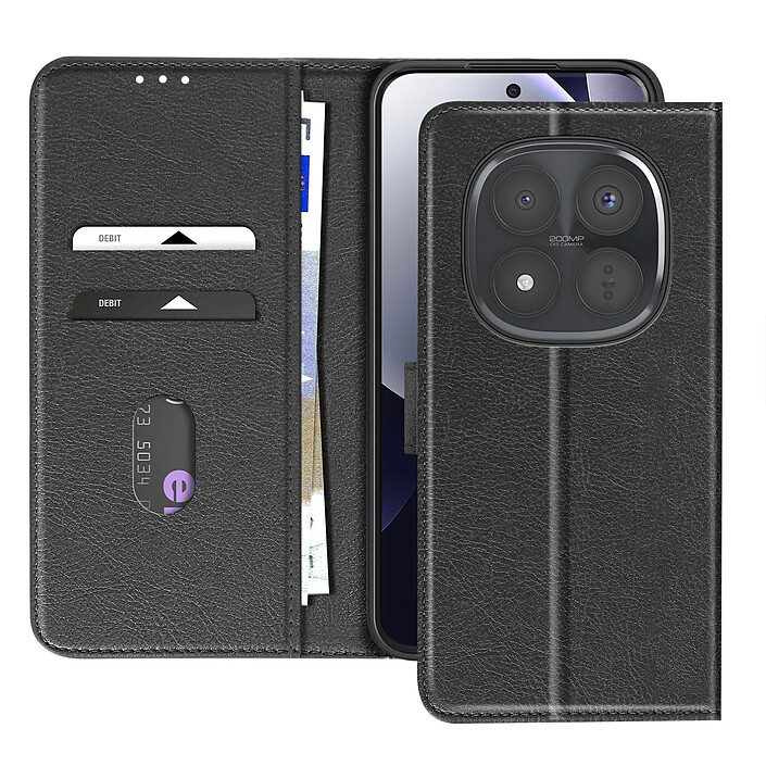 Avizar Étui Portefeuille Xiaomi Redmi Note 15 Pro Plus 5G Chesterfield Fonction Stand