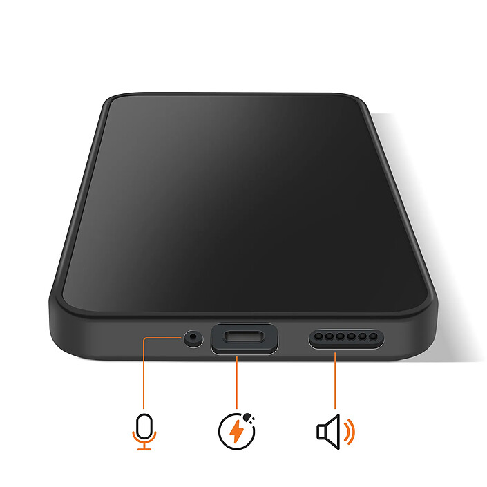 Acheter Avizar Coque pour Redmi Note 15 Pro Plus 5G en Silicone Effet Carbone Antidérapante Noir