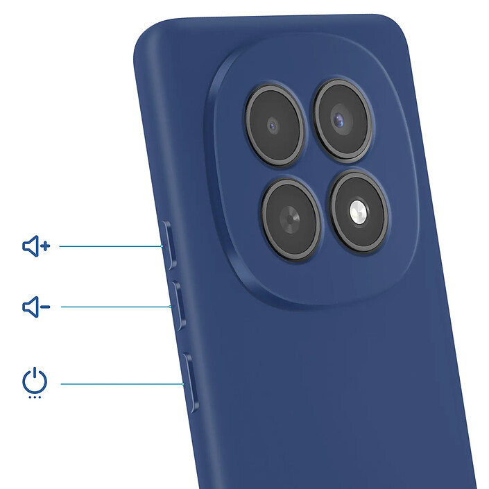 Avis Avizar Coque Soft-Touch pour Redmi Note 15 5G en Silicone Anti-dérapant Bleu