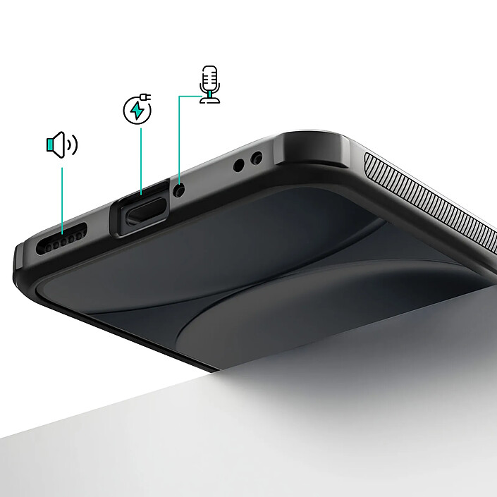 Acheter Nillkin Coque pour Redmi Note 15 Pro 5G Protection Bi-matière avec Angles Renforcés Noir