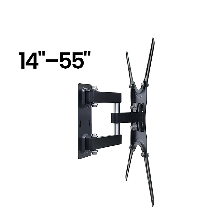 Avizar Support Mural Inclinable pour Téléviseur 14 à 55 Pouces  Charge Maximale 15 kg pas cher