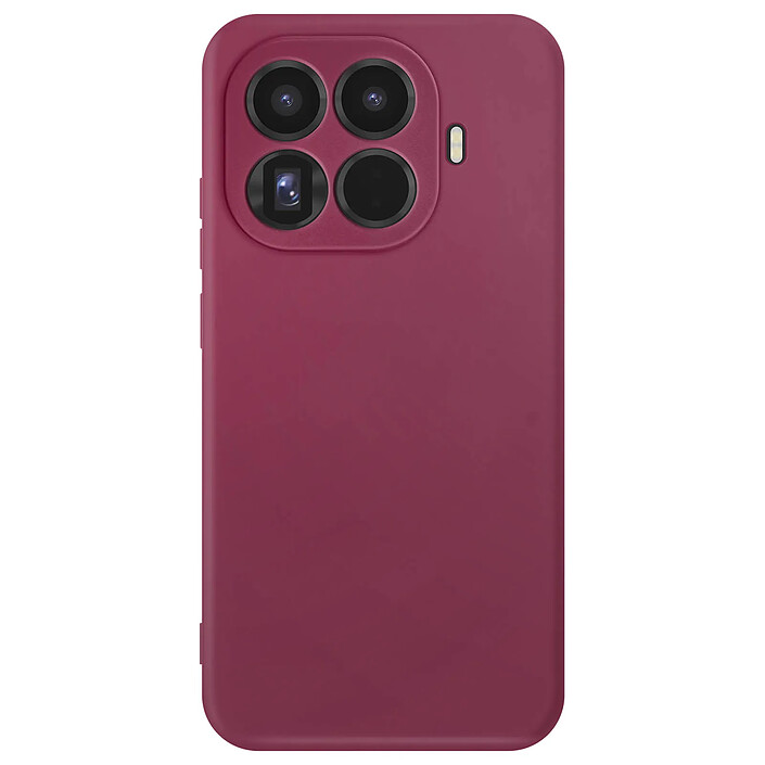 Avizar Coque Soft-Touch pour Xiaomi 15T Pro en Silicone Anti-dérapant Bordeaux