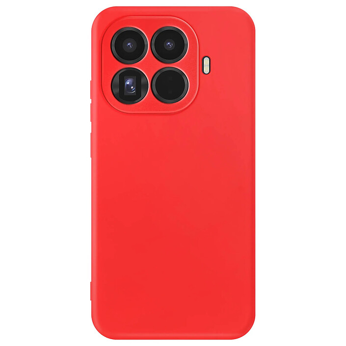 Avizar Coque Soft-Touch pour Xiaomi 15T Pro en Silicone Anti-dérapant Rouge