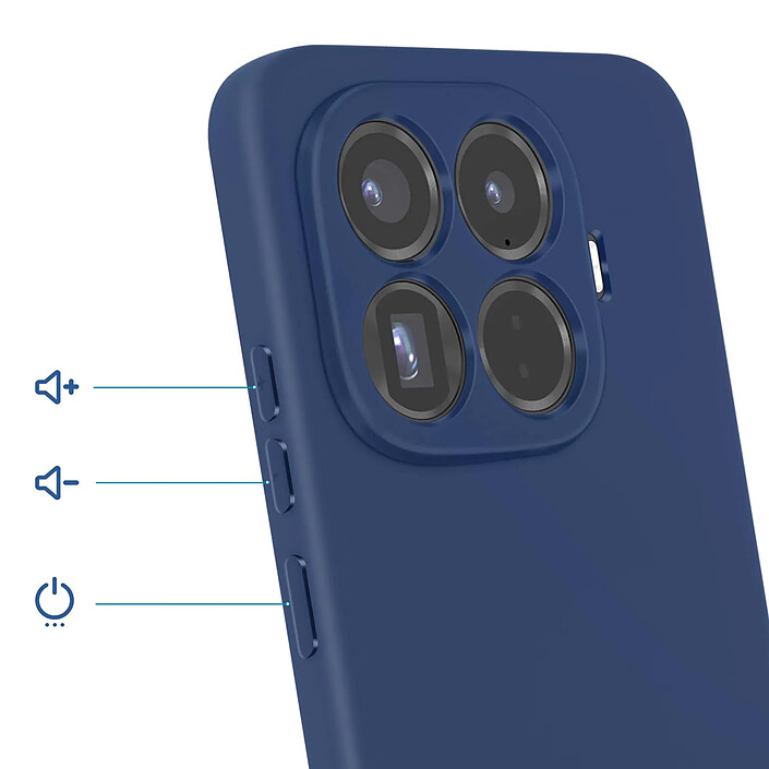 Avis Avizar Coque Soft-Touch pour Xiaomi 15T Pro en Silicone Anti-dérapant Bleu