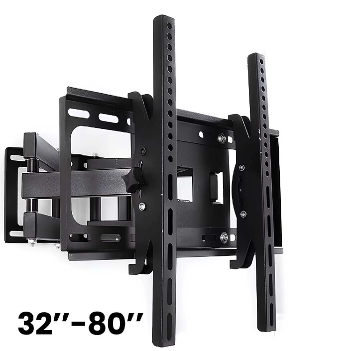 Avizar Support Mural Orientable et Extensible pour TV 32 à 80 pouces Charge 50 kg pas cher