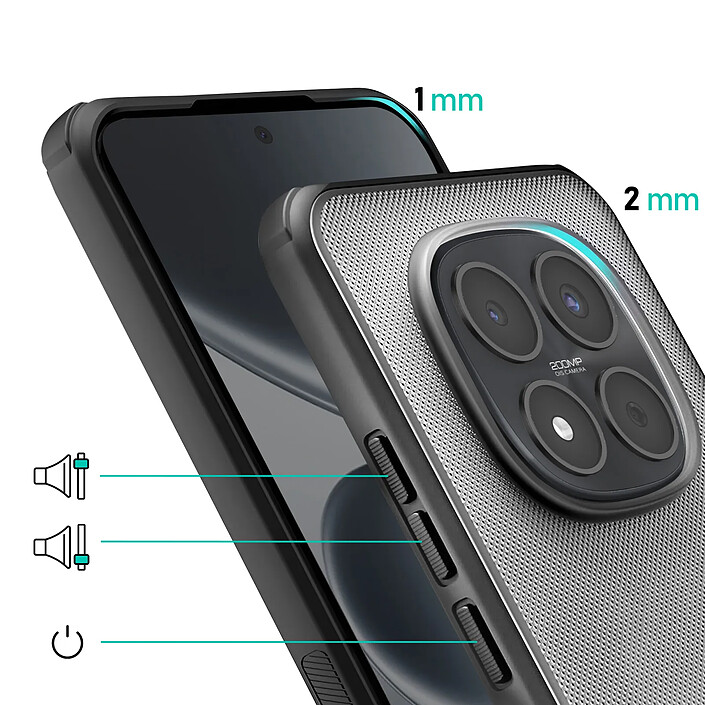 Avis Nillkin Coque pour Redmi Note 15 Pro 5G Protection Bi-matière avec Angles Renforcés Noir