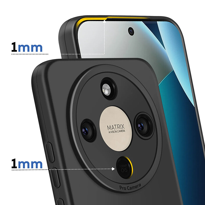 Avis Avizar Coque pour Honor Magic 8 Lite en Silicone Souple avec Contour Protection Caméra