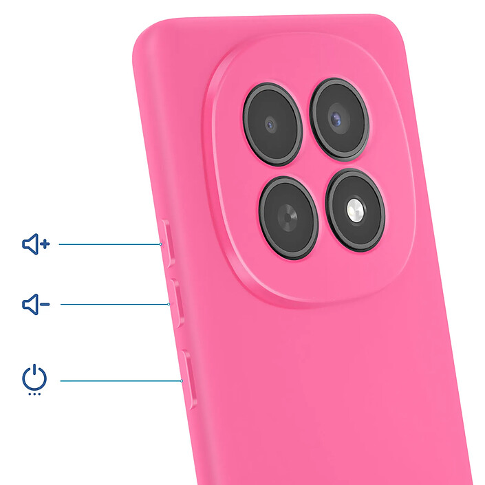 Avis Avizar Coque Soft-Touch pour Redmi Note 15 5G en Silicone Anti-dérapant Fuchsia