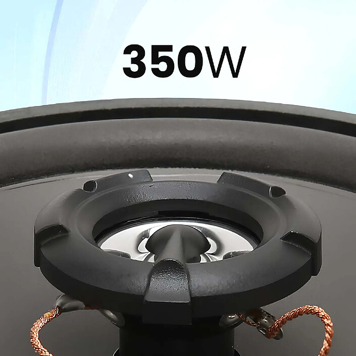 Acheter Avizar Haut-parleur Automobile 5 pouces 350W 13×13cm Aimant Ferrite Sensibilité 90dB Noir